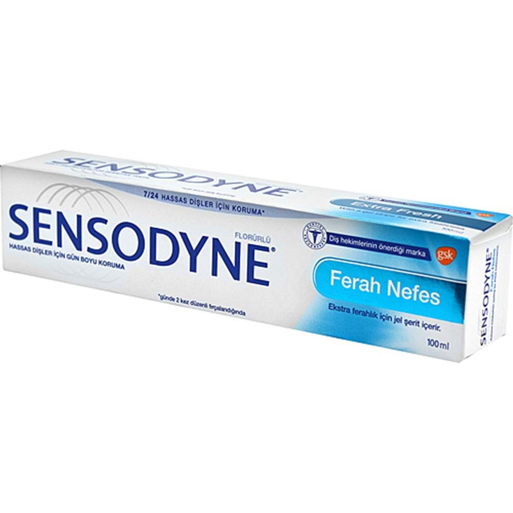 SENSODYNE DİŞ MACUNU EXTRA FRESH FERAH NEFES 100 ML