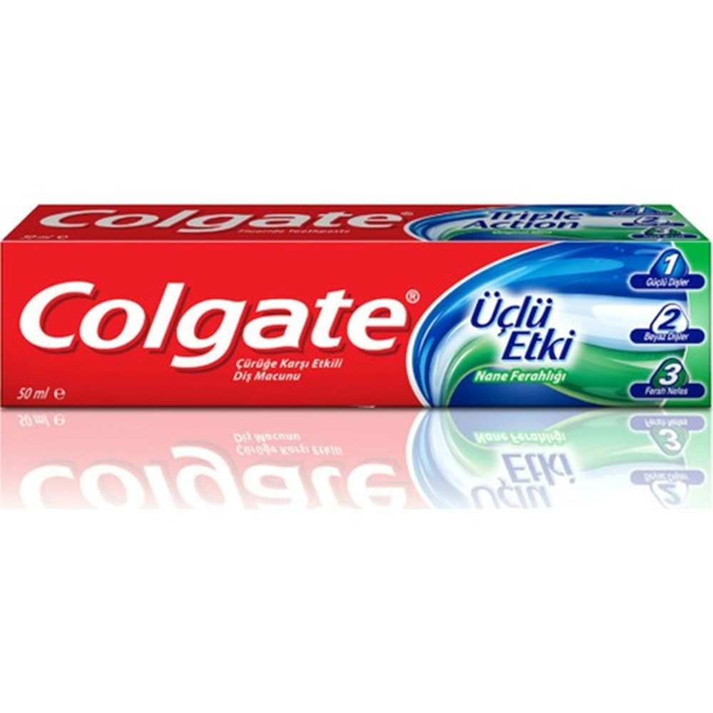 COLGATE DİŞ MACUNU ÜÇLÜ ETKİ 50 ML