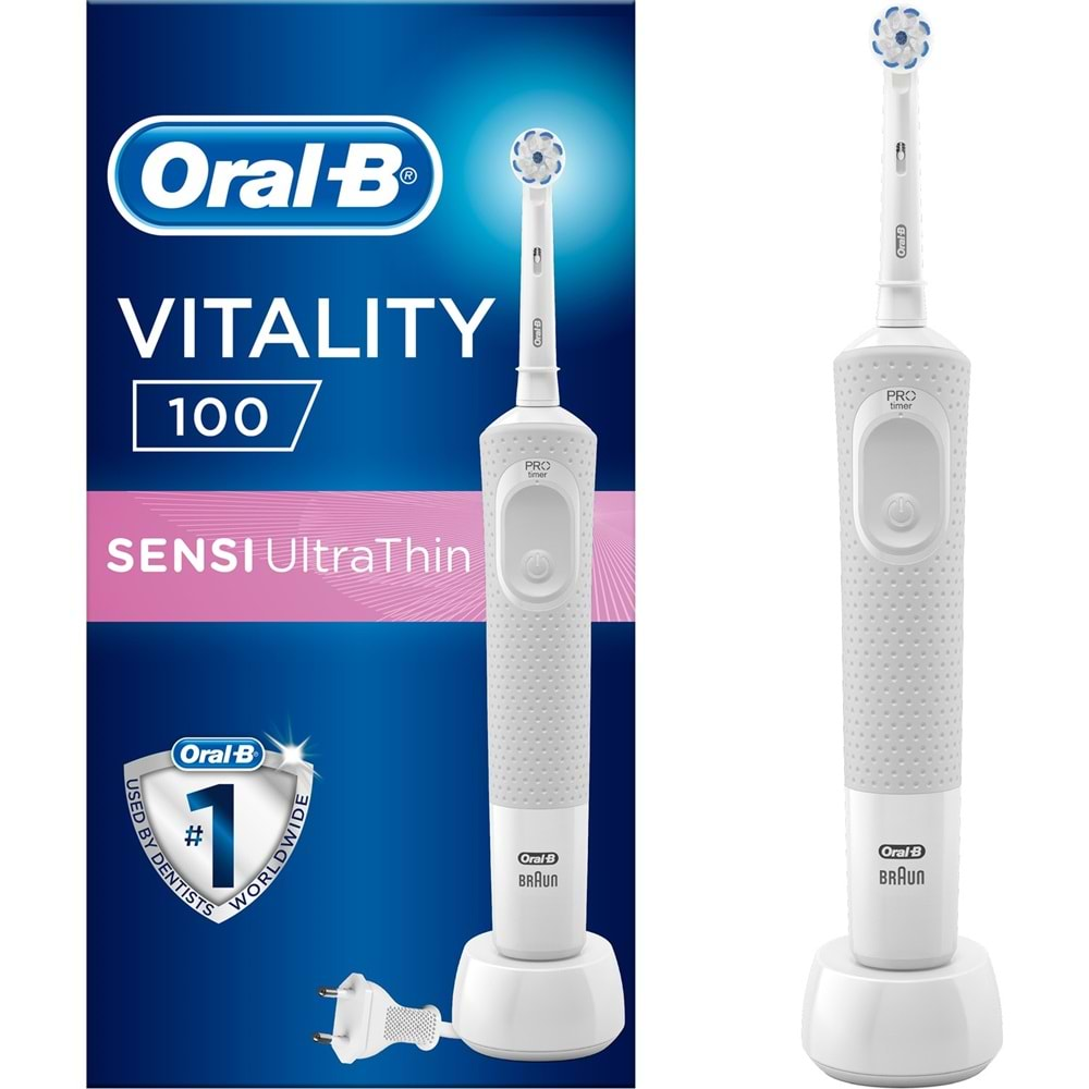 ORAL-B VITALITY SENSI ULTRA THİN BRAUN ŞARJLI DİŞ FIRÇASI