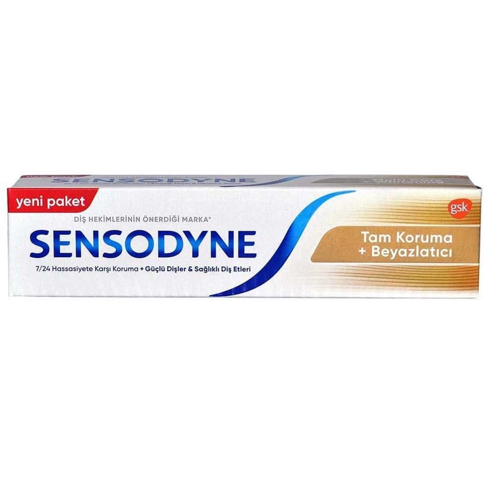 SENSODYNE DİŞ MACUNU TAM KORUMA+BEYAZLATICI 50 ML