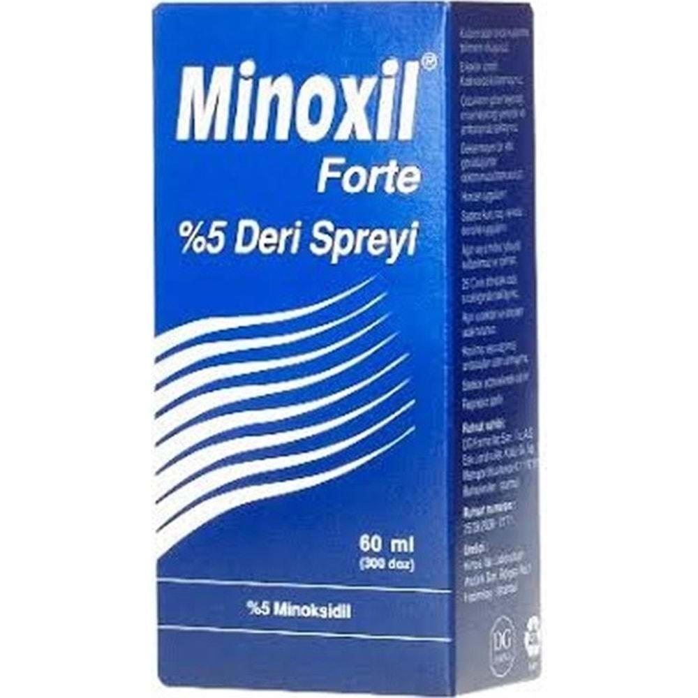 MİNOXİL FORTE %5 DERİ SPREYİ 60 ML
