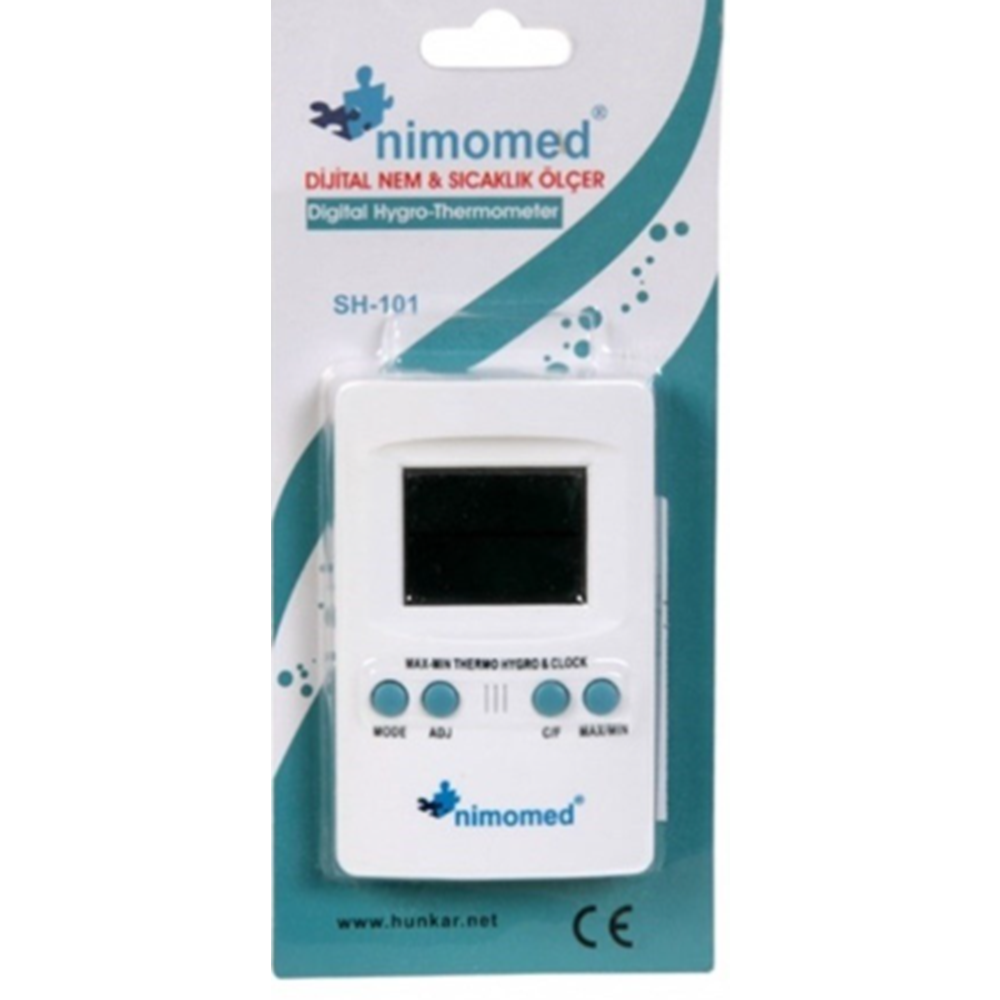 NİMOMED DİJİTAL NEM VE SICAKLIK ÖLÇER SH-101