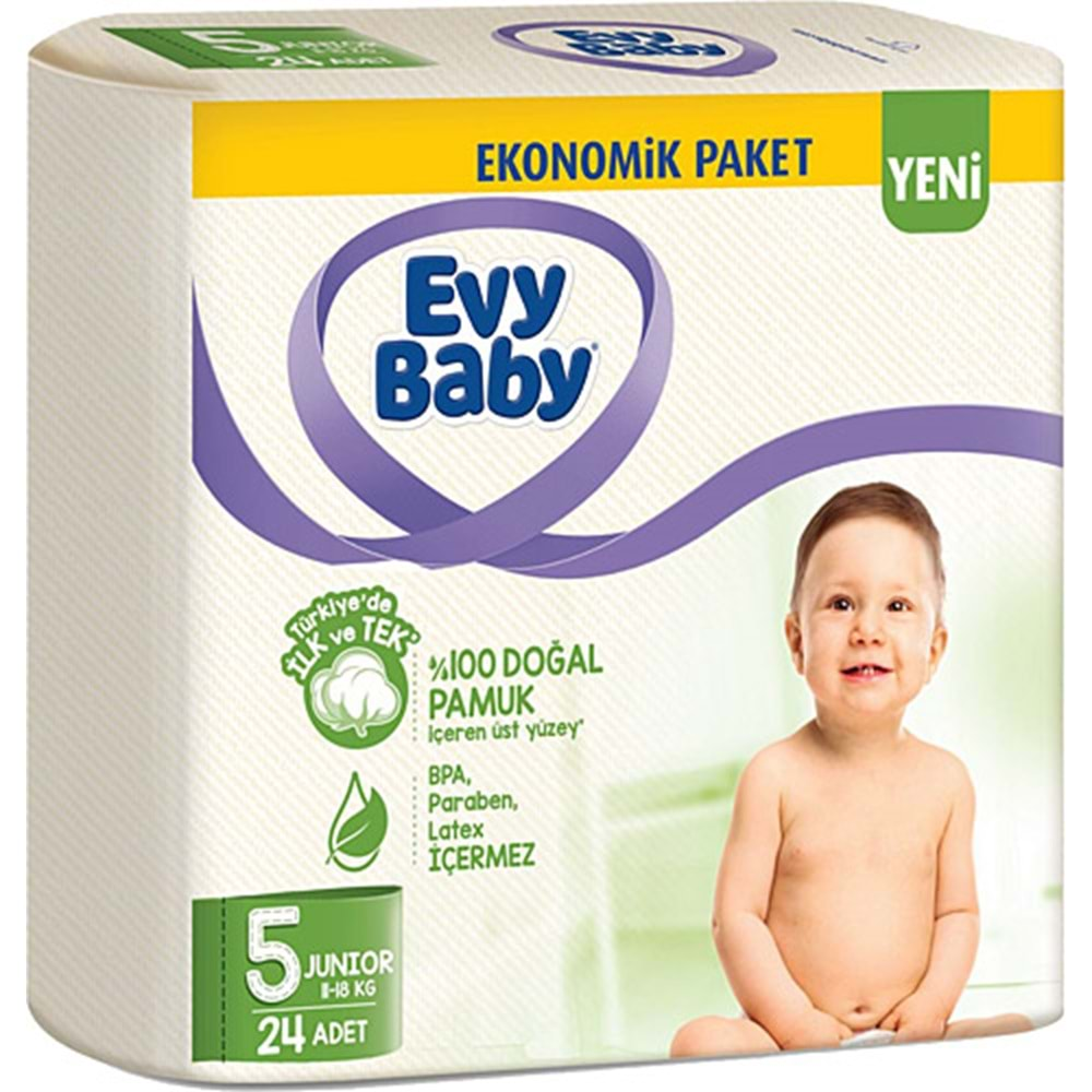 ÇOCUK BEZİ EVY BABY NO:5 22 Lİ