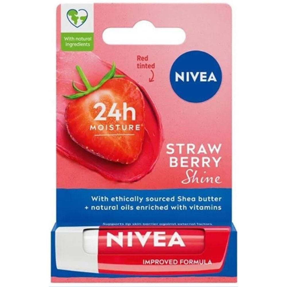 NIVEA DUDAK KREMİ ÇİLEKLİ