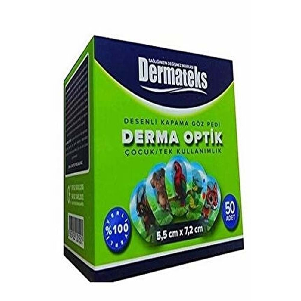 DERMATEKS GÖZ PEDİ ÇOCUK DESENLİ 50 Lİ