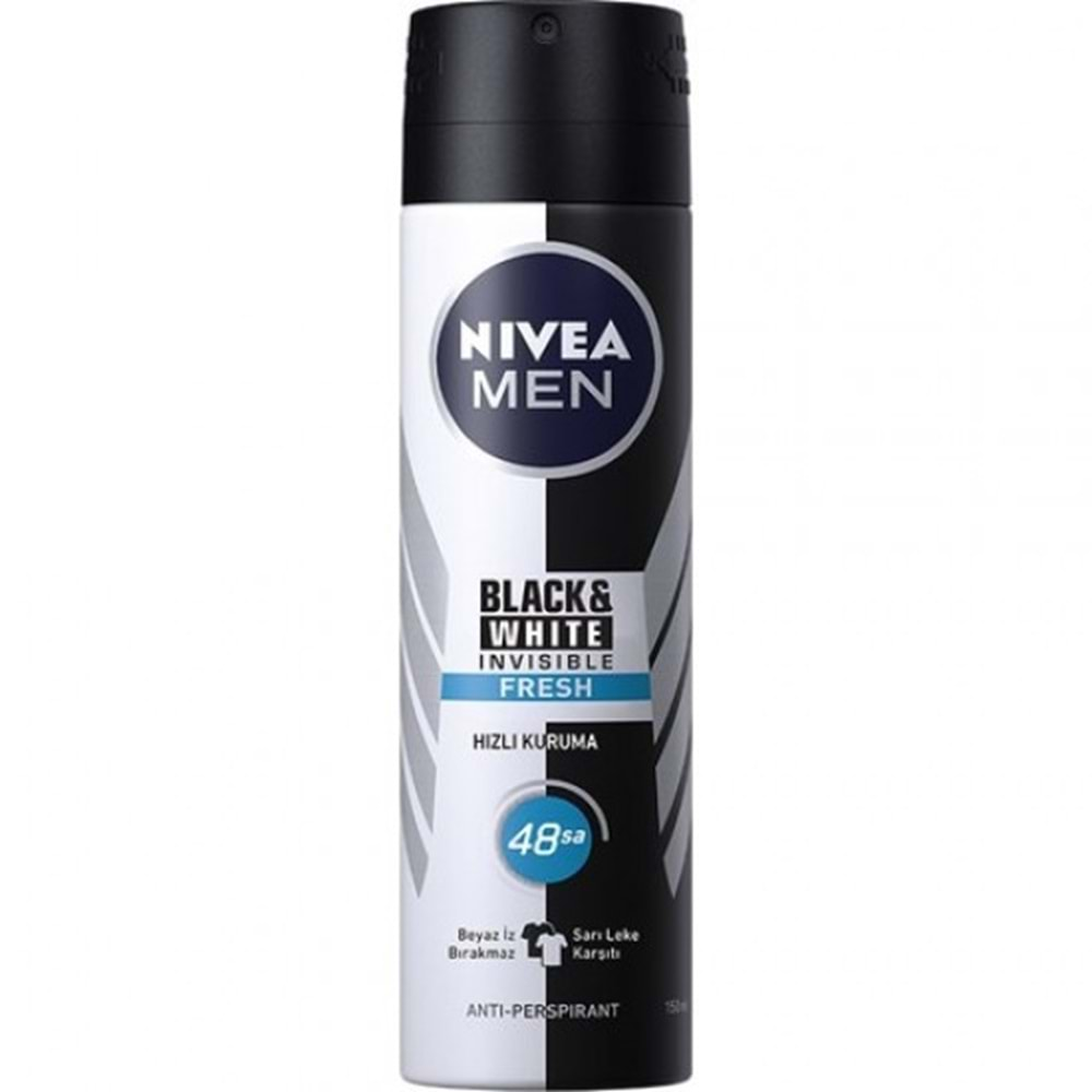 NIVEA MEN DEODORANT BLACK & WHITE ORIGINAL 150 ML