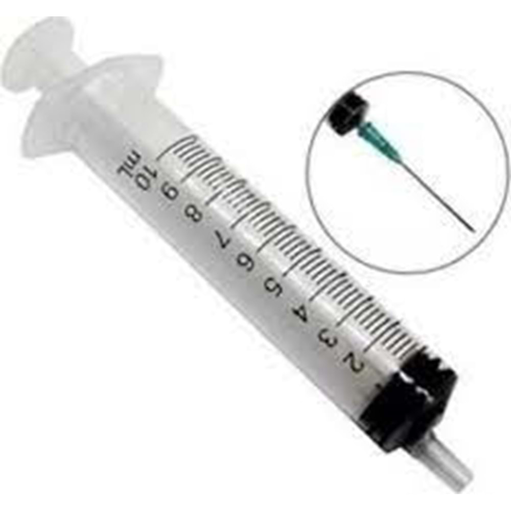 GENJECT YEŞİL ENJEKTÖR 10 ML 250 ADET