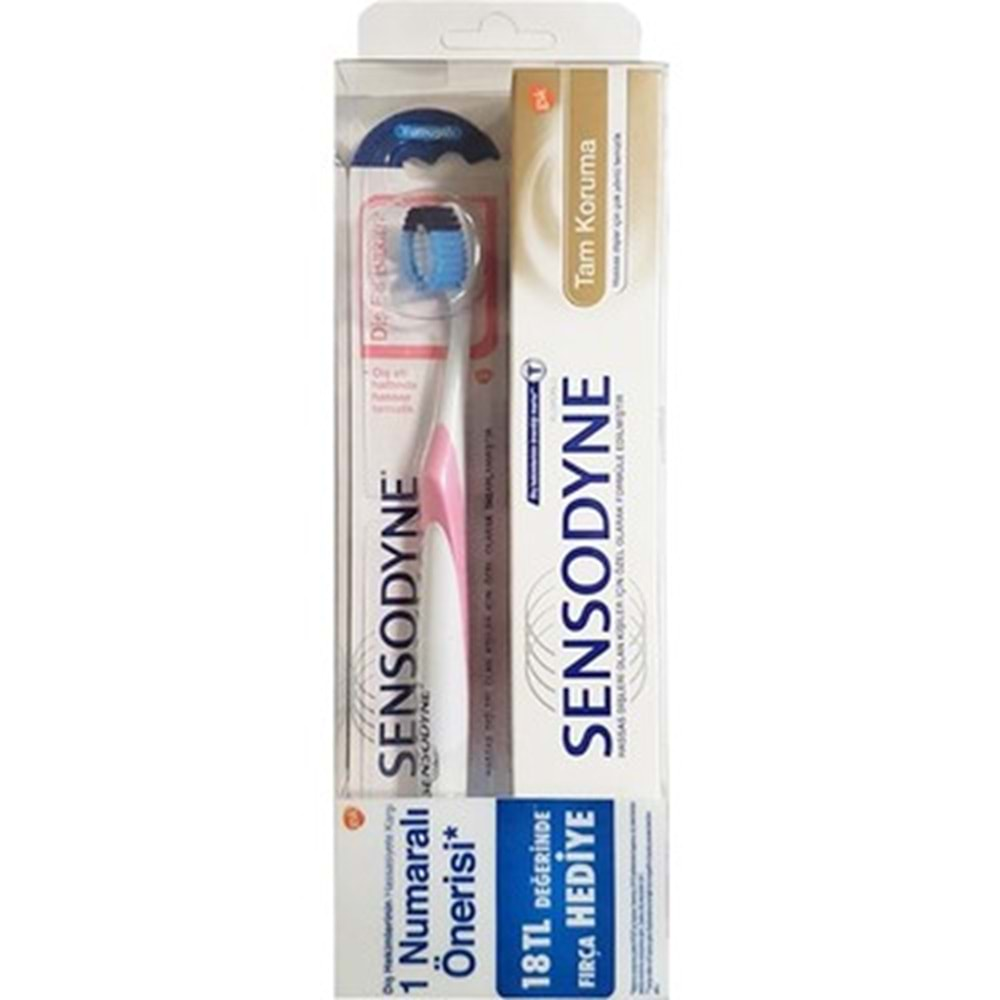 SENSODYNE DİŞ MACUNU TAM KORUMA + DİŞ FIRÇASI