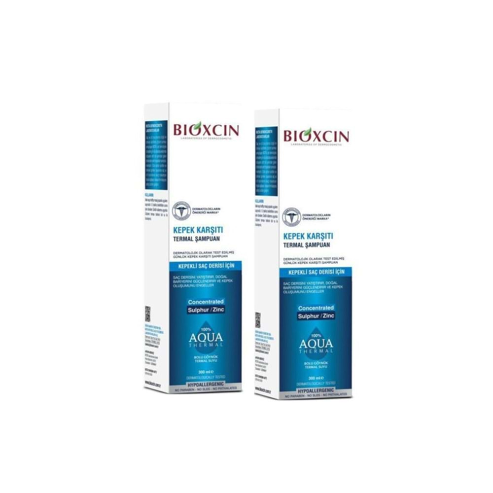 BIOXCIN KEPEK KARŞITI TERMAL ŞAMPUAN 2 Lİ
