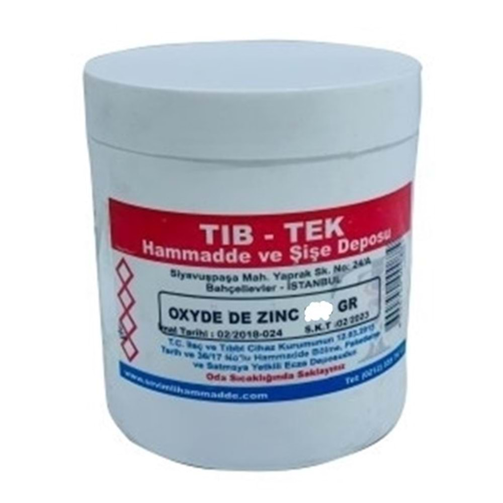 TIB-TEK OXYDE DE ZINC 1 KĞ.