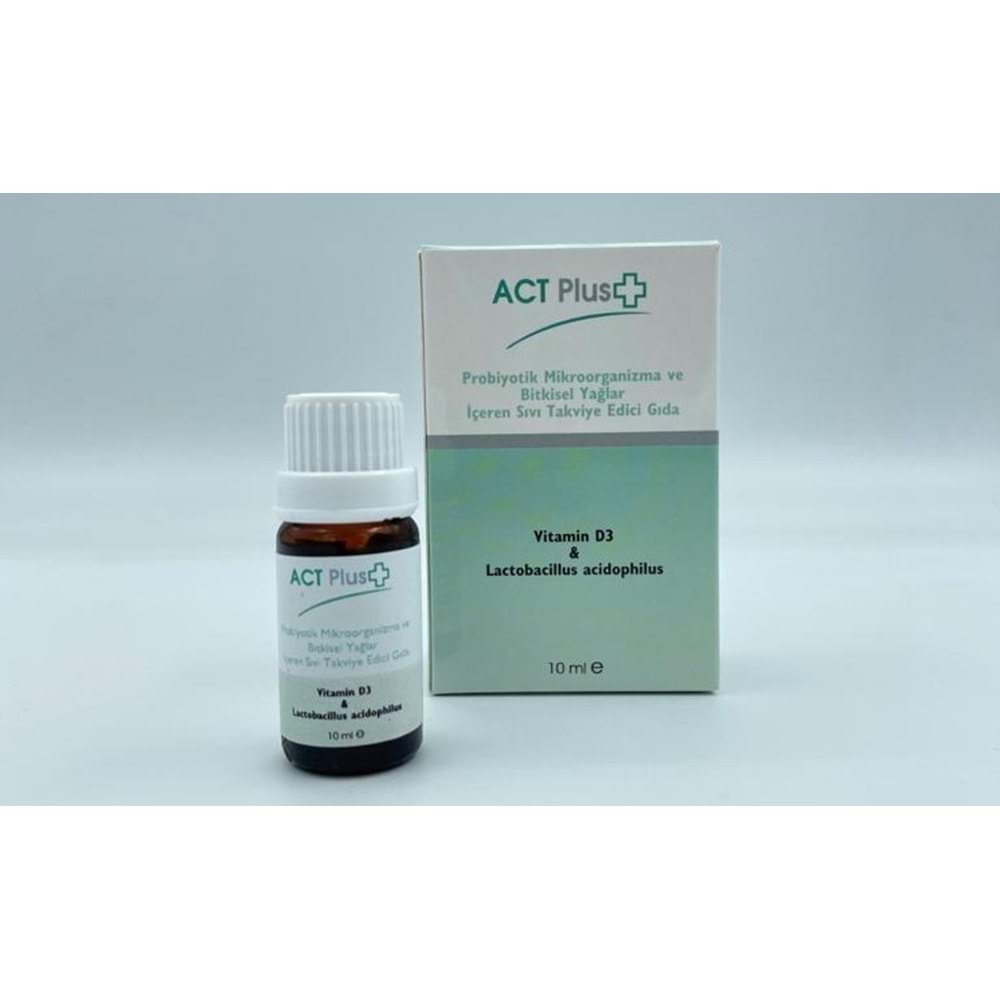 ACT PLUS TAKVİYE EDİCİ GIDA 10 ML