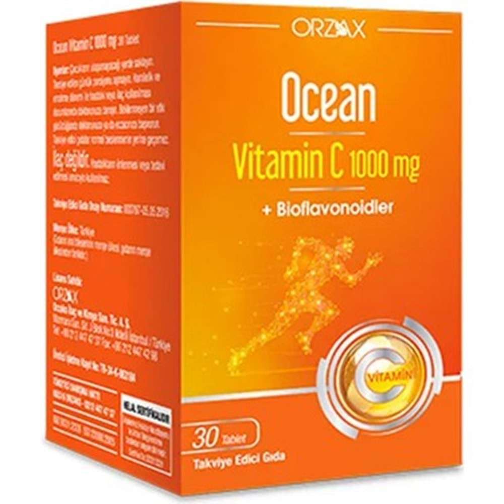 OCEAN VİTAMİN C 1000 MG 30 TABLET