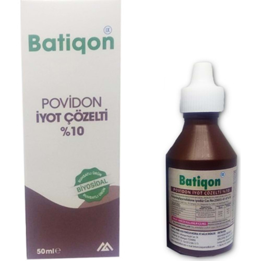 BATİQON POVİDON İYOT ÇÖZELTİ 50 ML