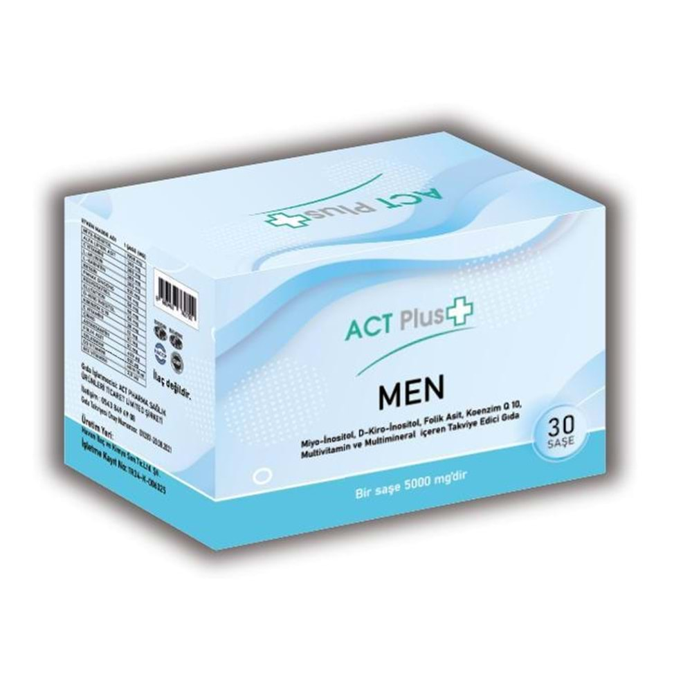 ACT PLUS MEN 30 SAŞE