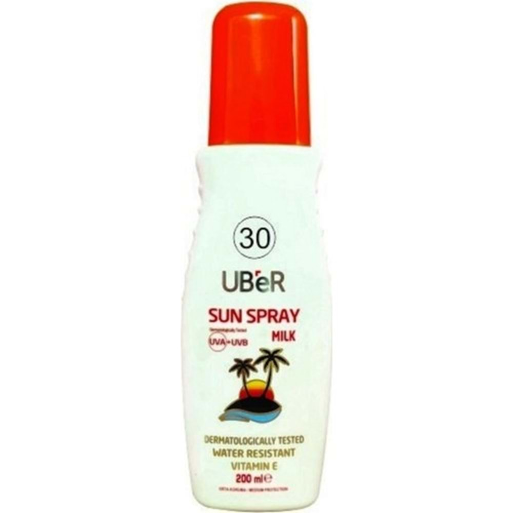 UBER GÜNEŞ SÜTÜ SPF 30 200 ML