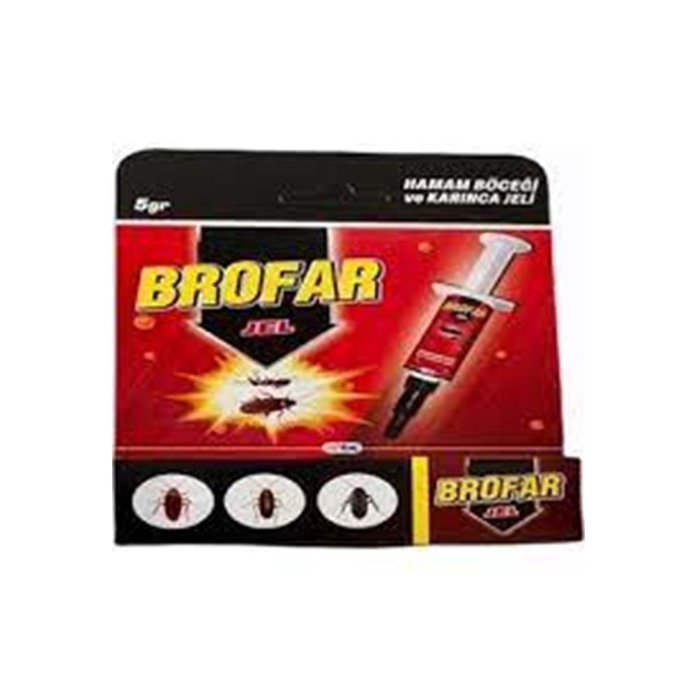 BROFAR HAMAM BÖCEĞİ VE KARINCA JELİ 5 GR.