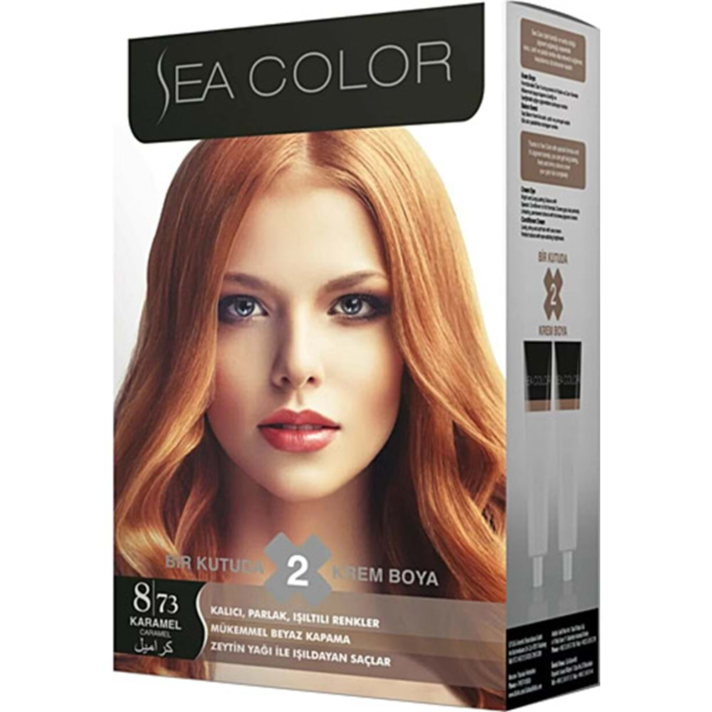 SEA COLOR SAÇ BOYASI SETİ 8,73 KARAMEL