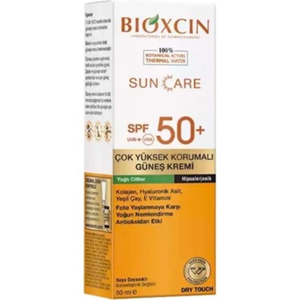 BIOXCIN GÜNEŞ KREMİ SPF 50+ YAĞLI CİLTLER İÇİN 50 ML