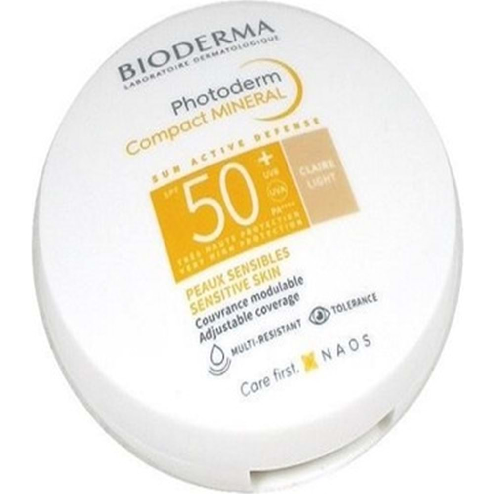 BİODERMA GÜNEŞ KREMİ COMPACT MİNERAL SPF 50+ 10 GR.