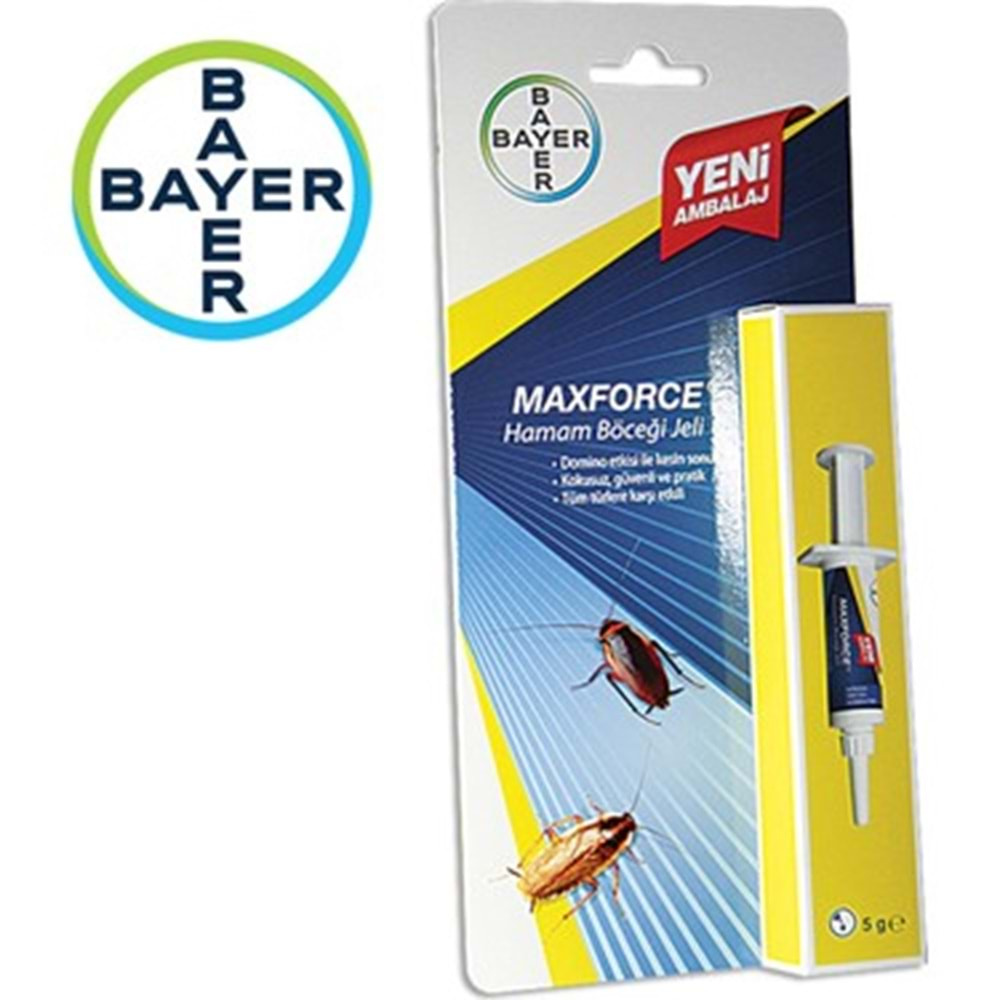 BAYER MAXFORCE HAMAM BÖCEĞİ JELİ 5 GR.