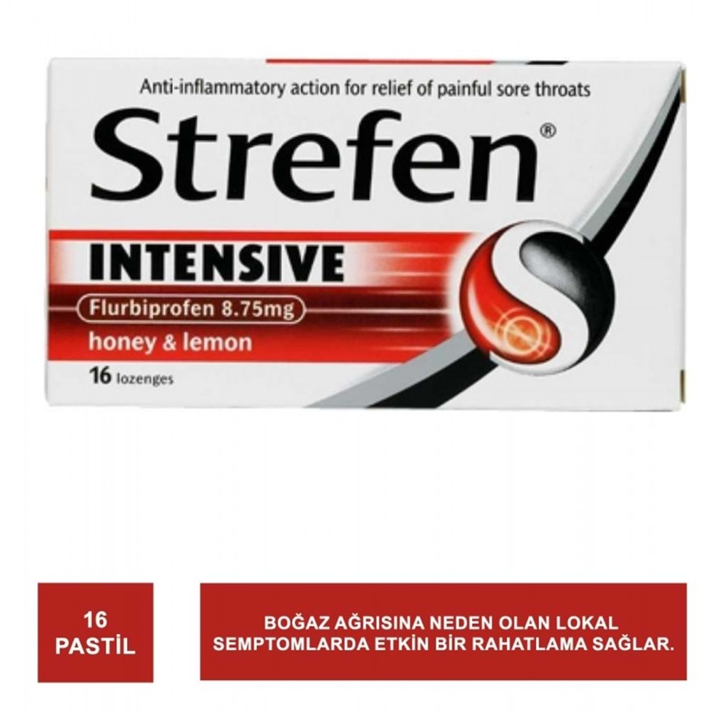 STREFEN LİMON VE BAL AROMALI PASTİL 16 ADET