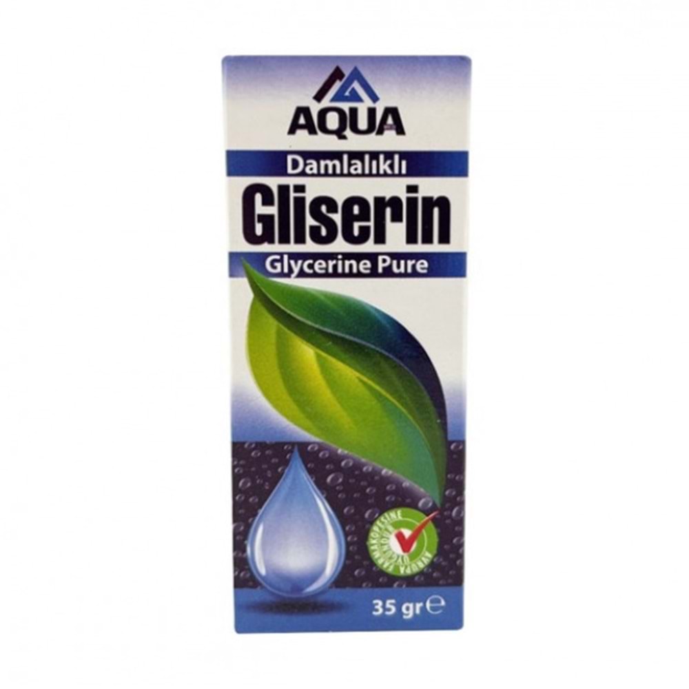 AQUA GLİSERİN DAMLALIKLI 35 GR.