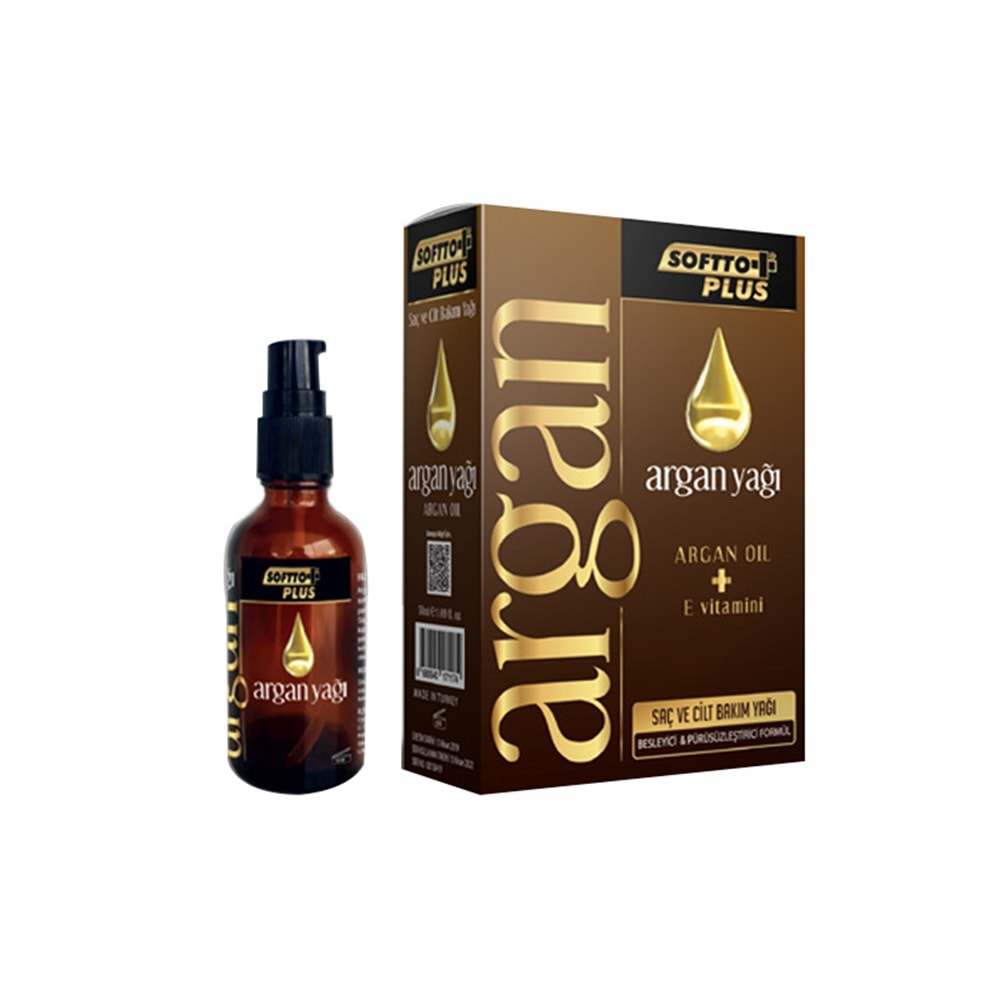 SOFTTO PLUS ARGAN YAĞI 50 ML