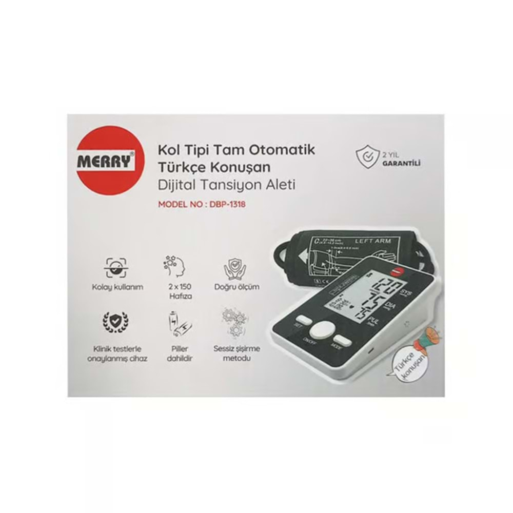 MERRY TANSİYON ALETİ KOLDAN ÖLÇER DBP-1318