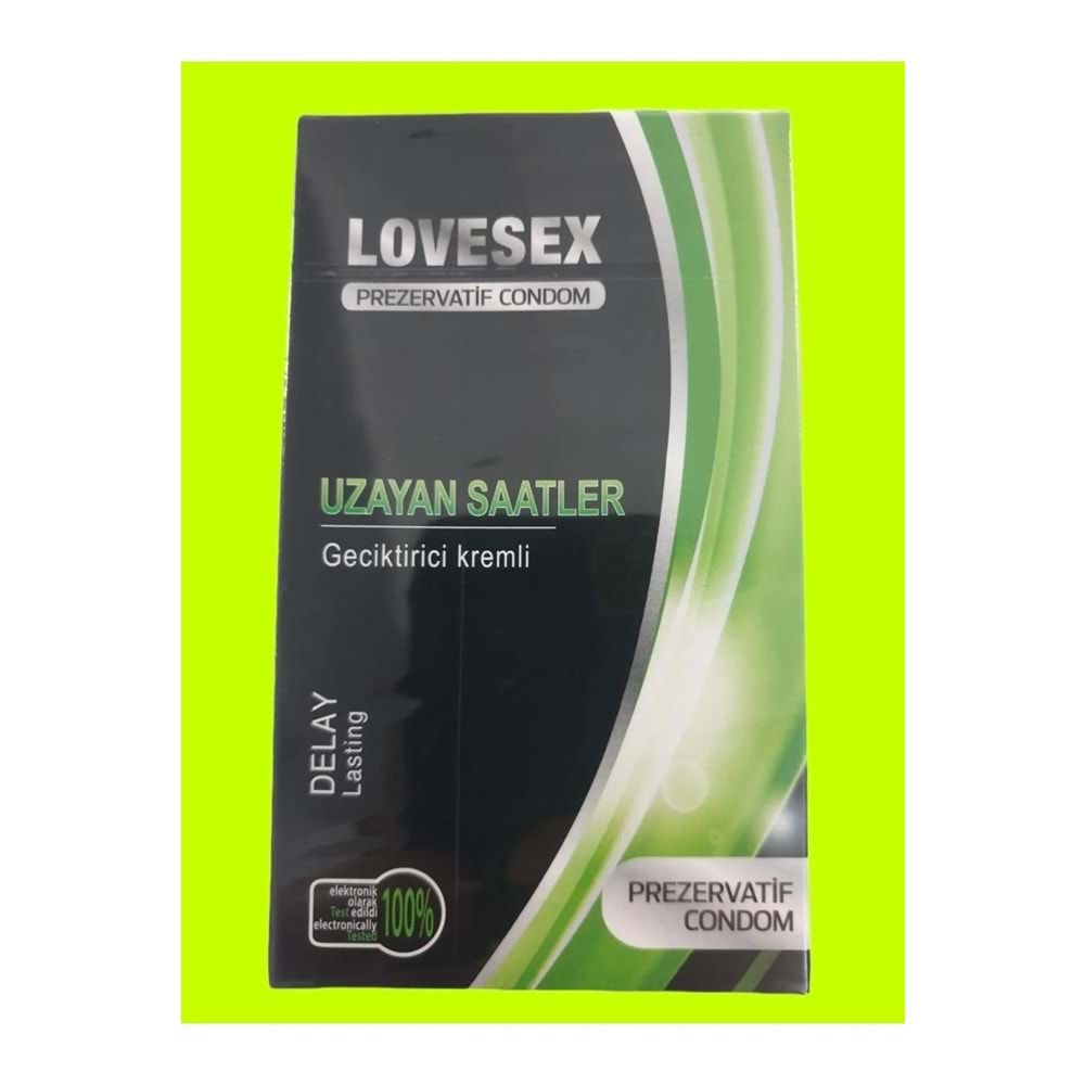 LOVESEX PREZERVATİF UZAYAN SAATLER 10 ADET