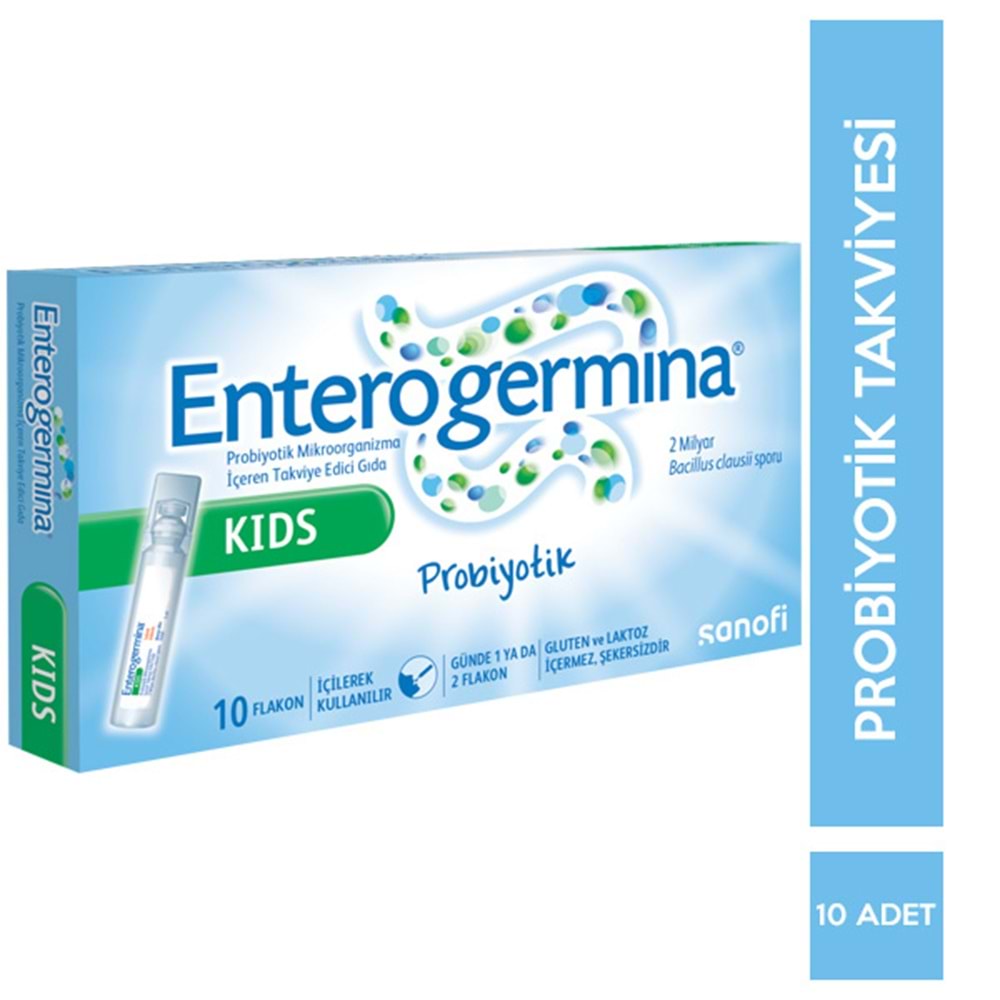 ENTEROGERMİNA KIDS PROBİYOTİK 10 FLAKON X 5 ML
