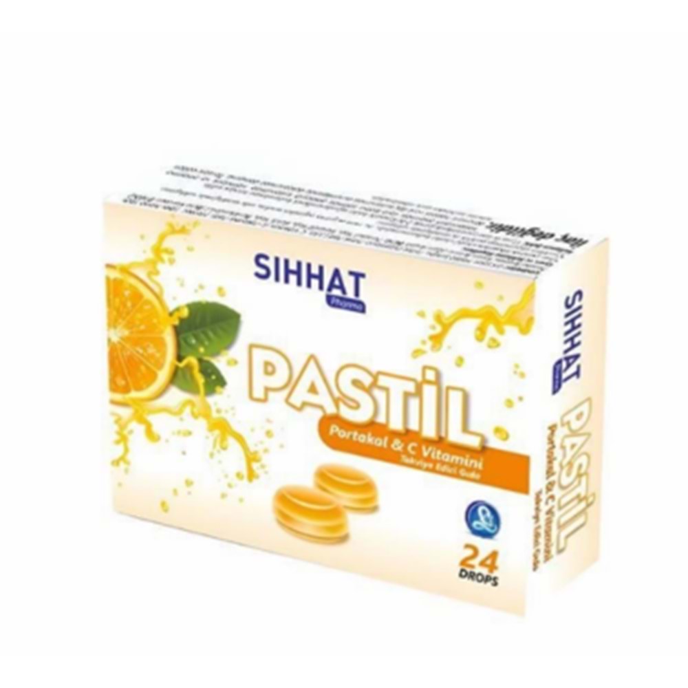 SIHHAT PASTİL PORTAKAL & C VİTAMİNİ 24 ADET