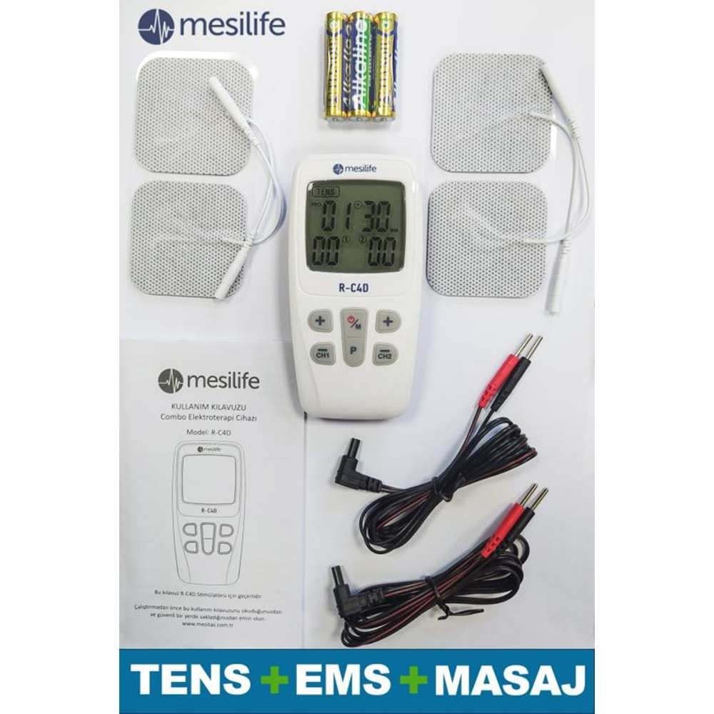 MESİLİFE TENS+EMS+MASAJ CİHAZI R-C4D