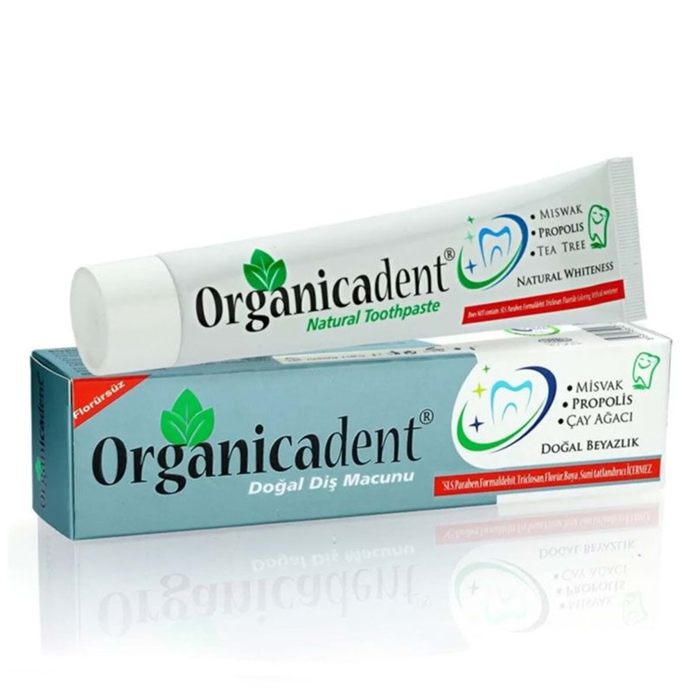 ORGANİCADENT DİŞ MACUNU FLORÜRSÜZ DOĞAL 75 ML