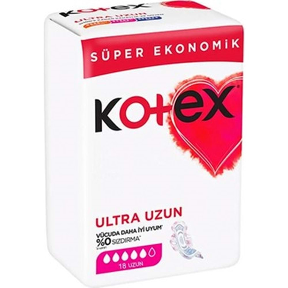 KOTEX ULTRA UZUN 18 ADET