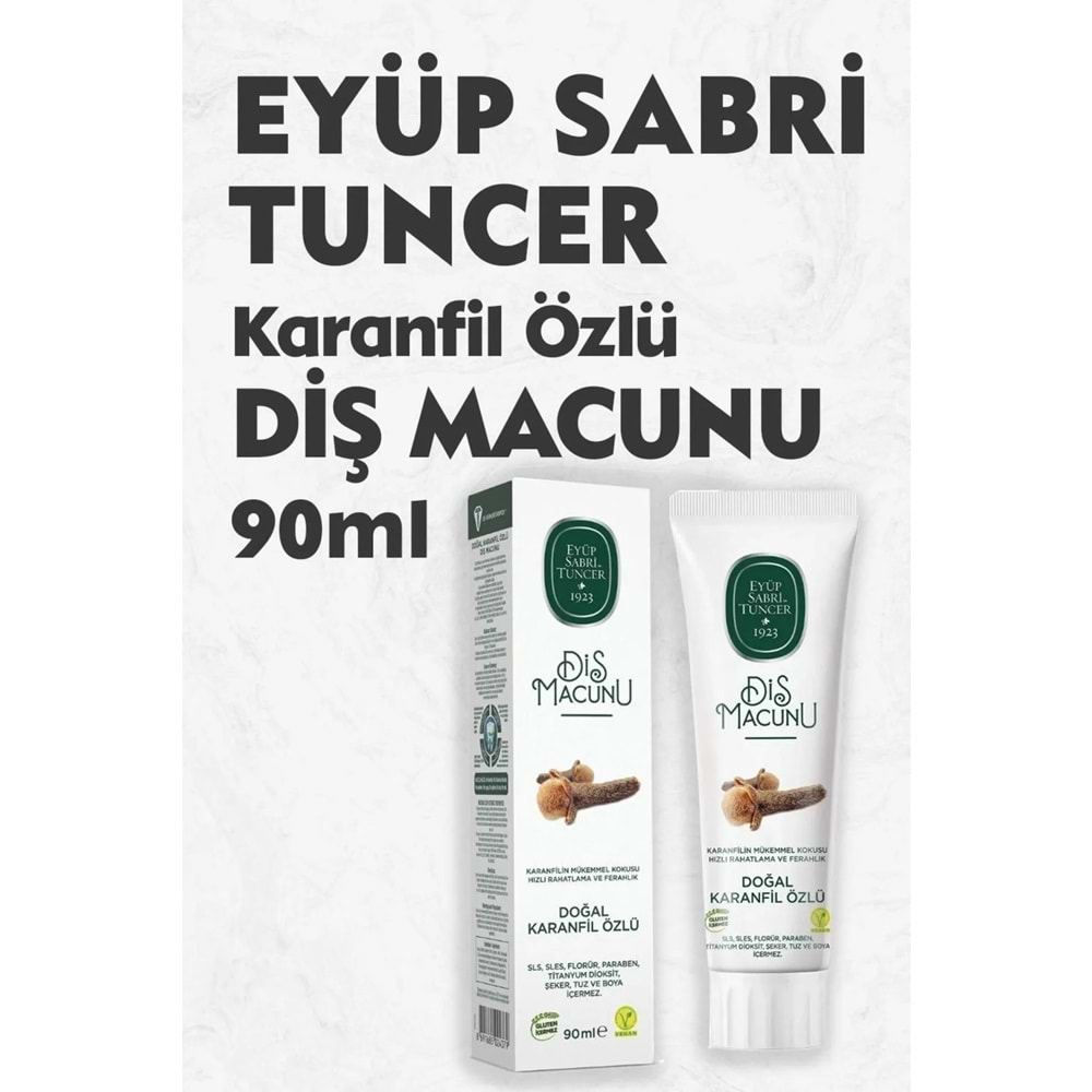 EYÜP SABRİ TUNCER DİŞ MACUNU KARANFİL ÖZLÜ 90 ML