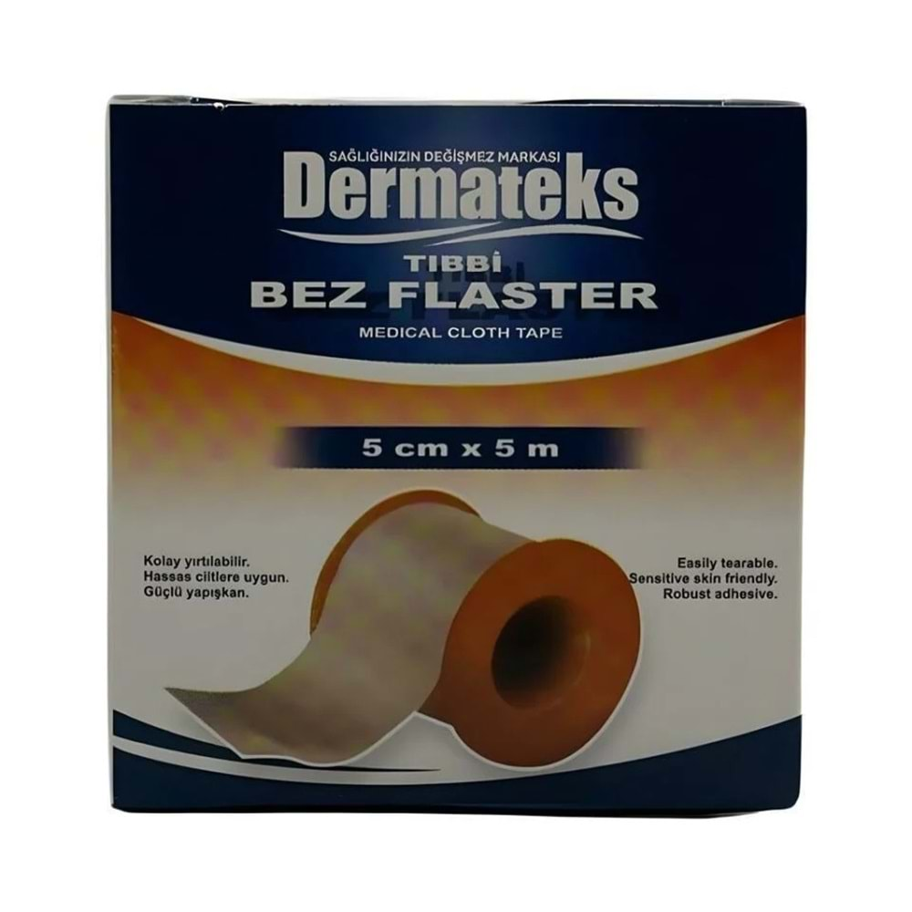 DERMATEKS BEZ FLASTER 5 CM X 5 MT.