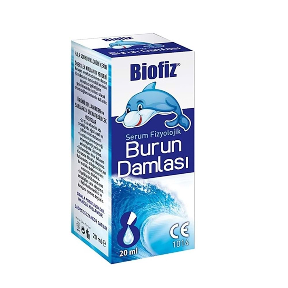 BİOFİZ SERUM FİZYOLOJİK BURUN DAMLASI 20 ML