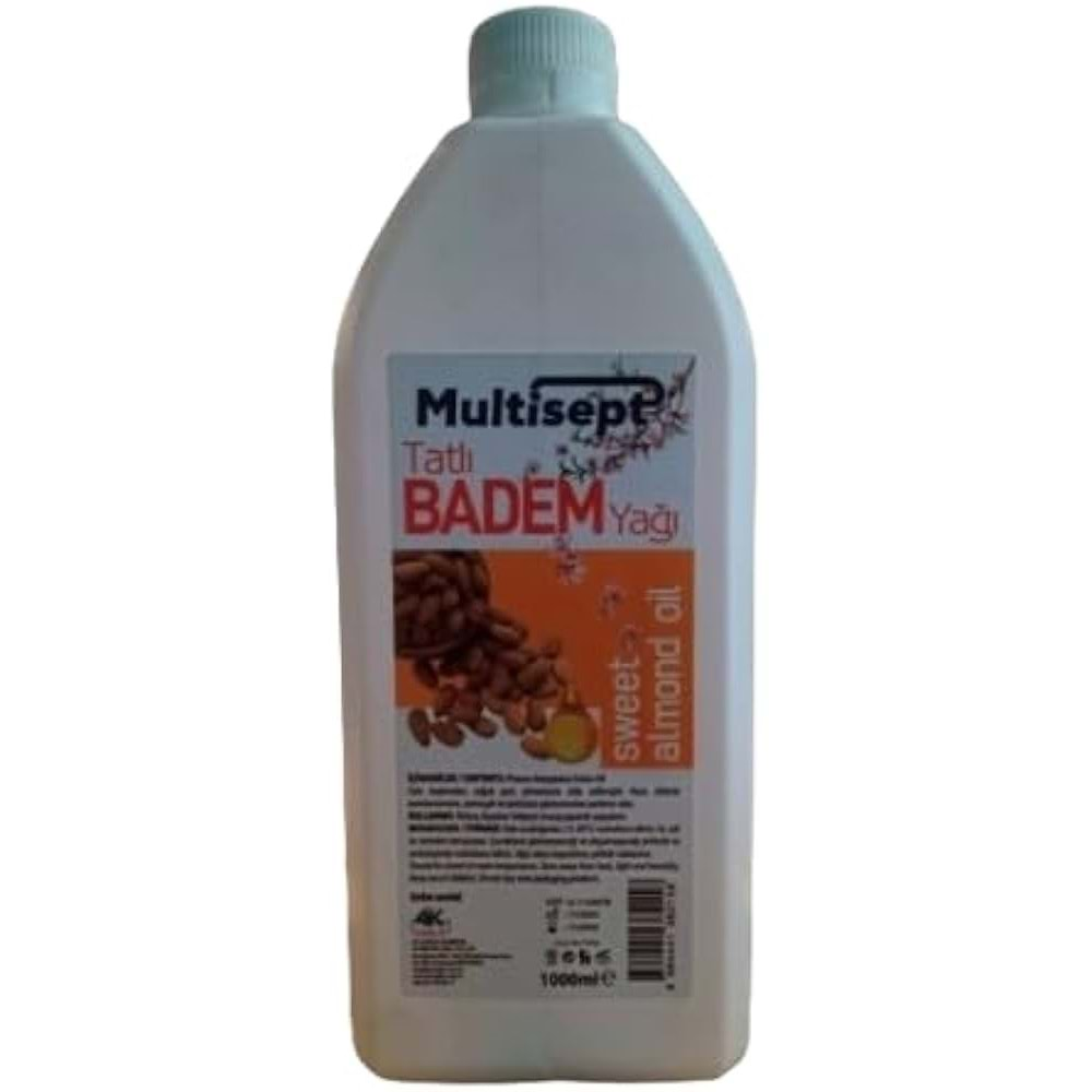 MULTİSEPT TATLI BADEM YAĞI 1000 ML