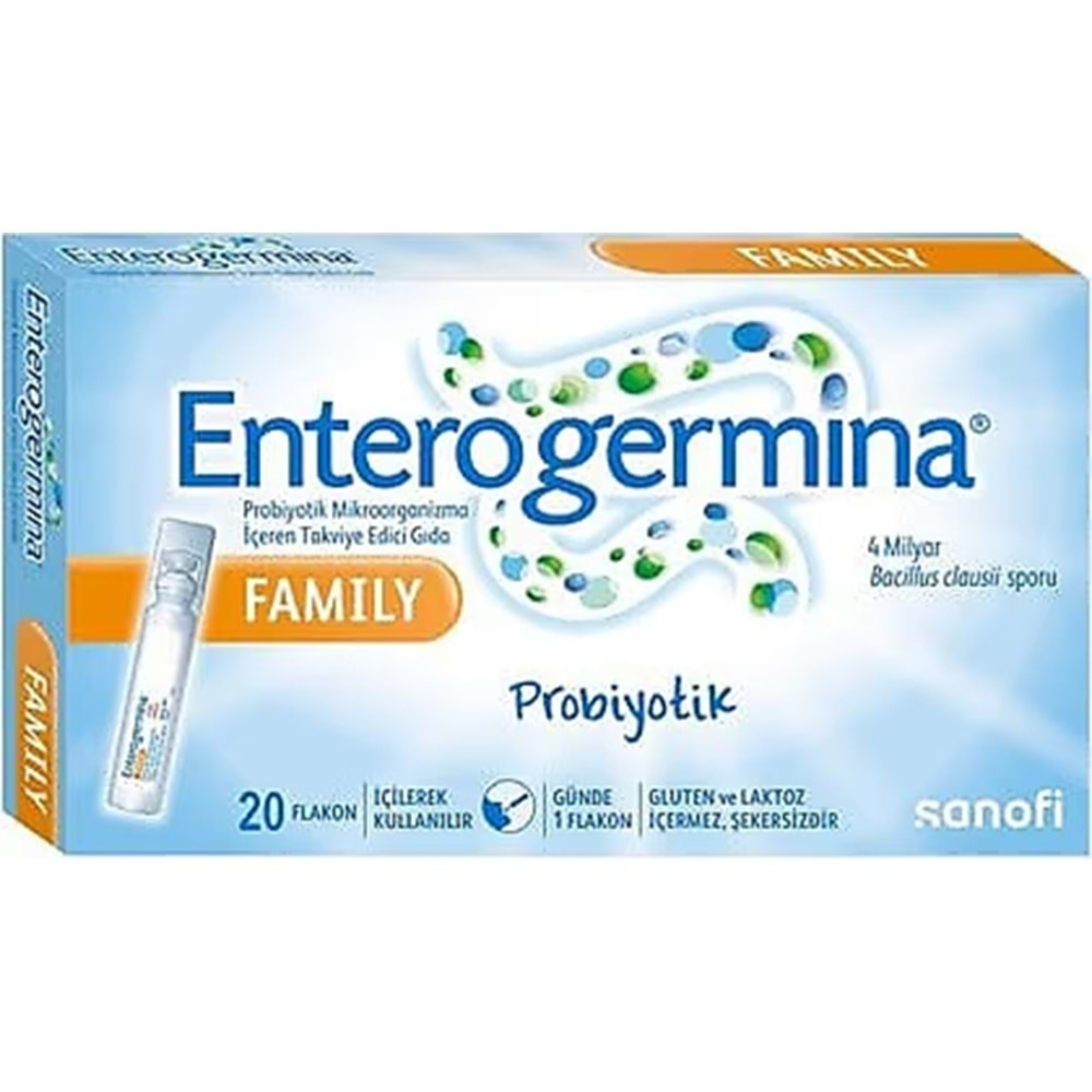 ENTEROGERMİNA FAMILY PROBİYOTİK 20 FLAKON