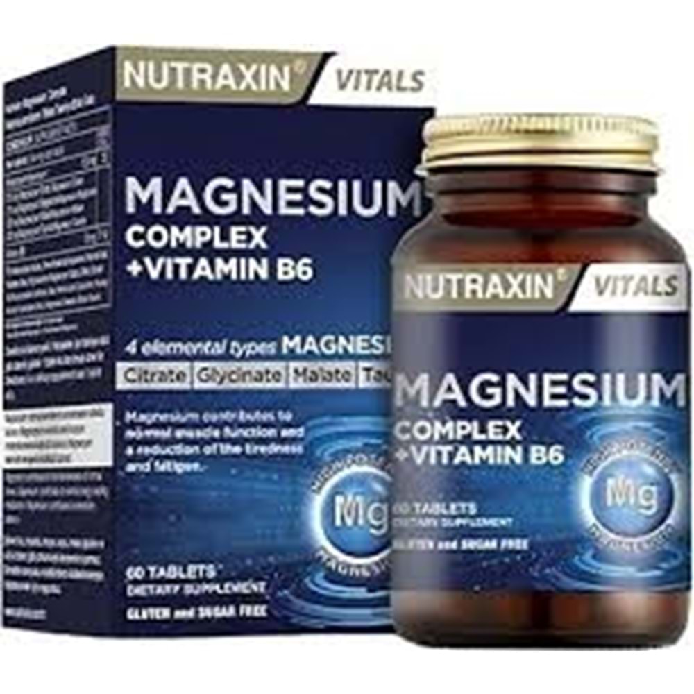 NUTRAXIN MAGNESIUM COMPLEX+VİTAMİN B6