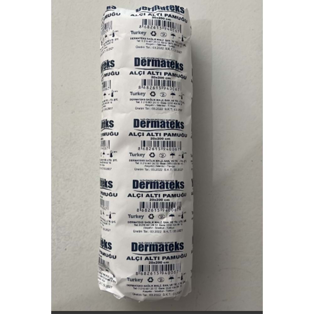 DERMATEKS ALÇI ALTI PAMUĞU 20CMx200CM