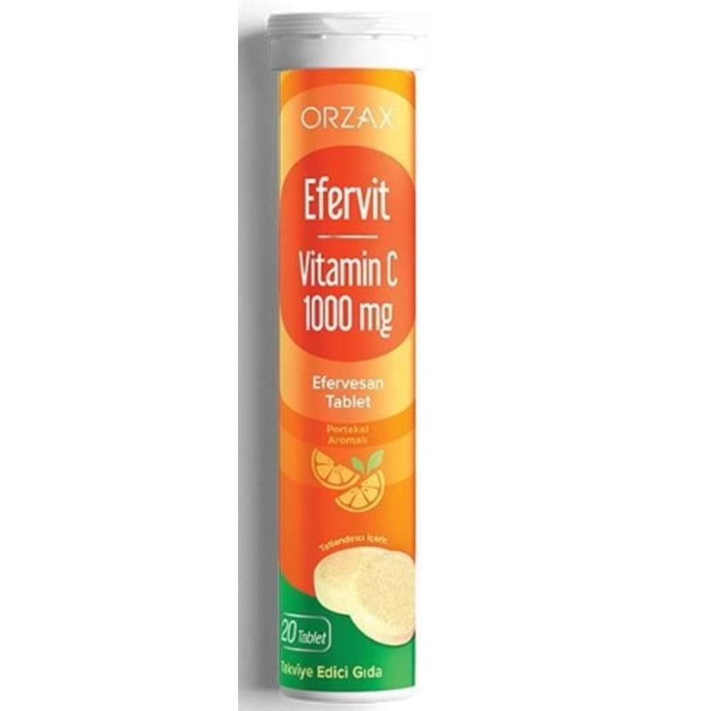 OCEAN EFERVİT VİTAMİN C 20 EFERVESAN TABLET