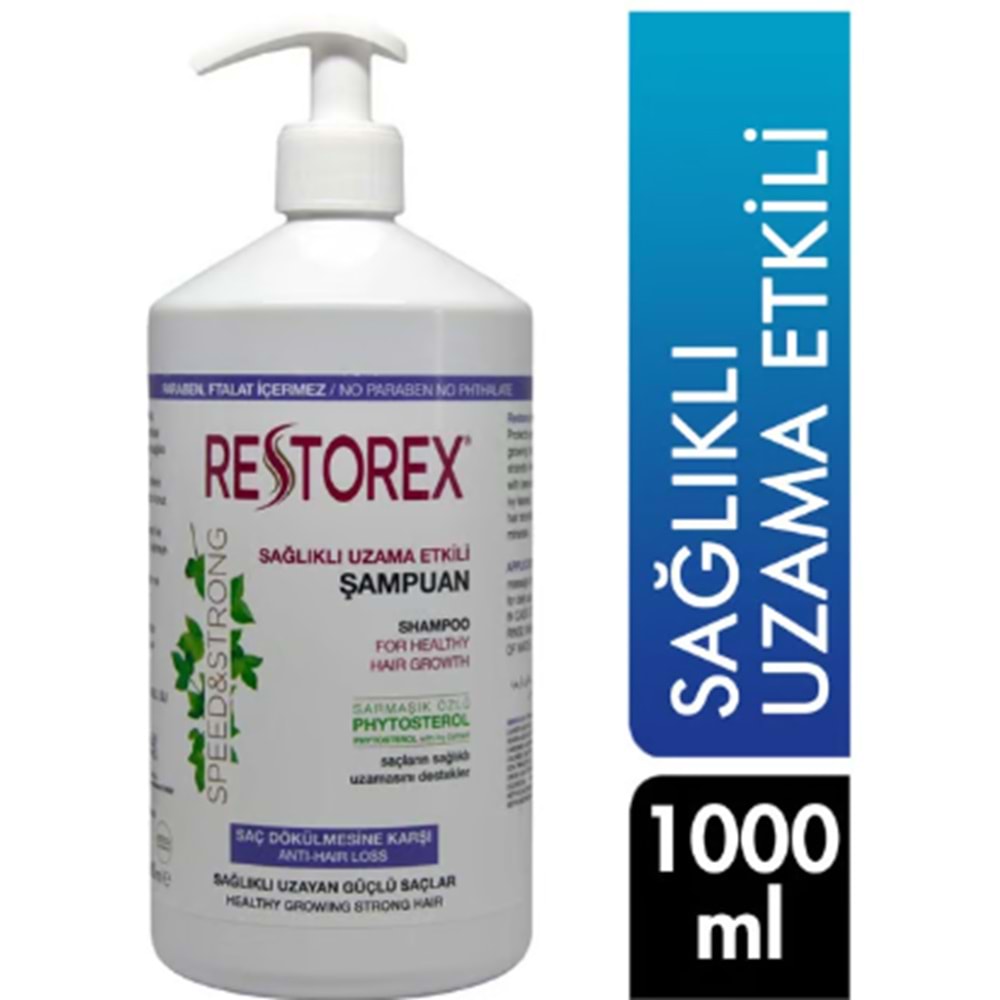 RESTOREX ŞAMPUAN BIOTIN&SARMAŞIK ÖZLÜ 1000 ML