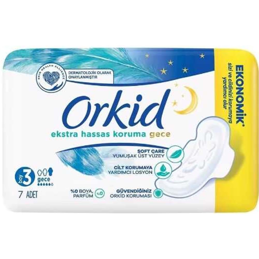 ORKİD EXTRA HASSAS KORUMA 7,Lİ GECE