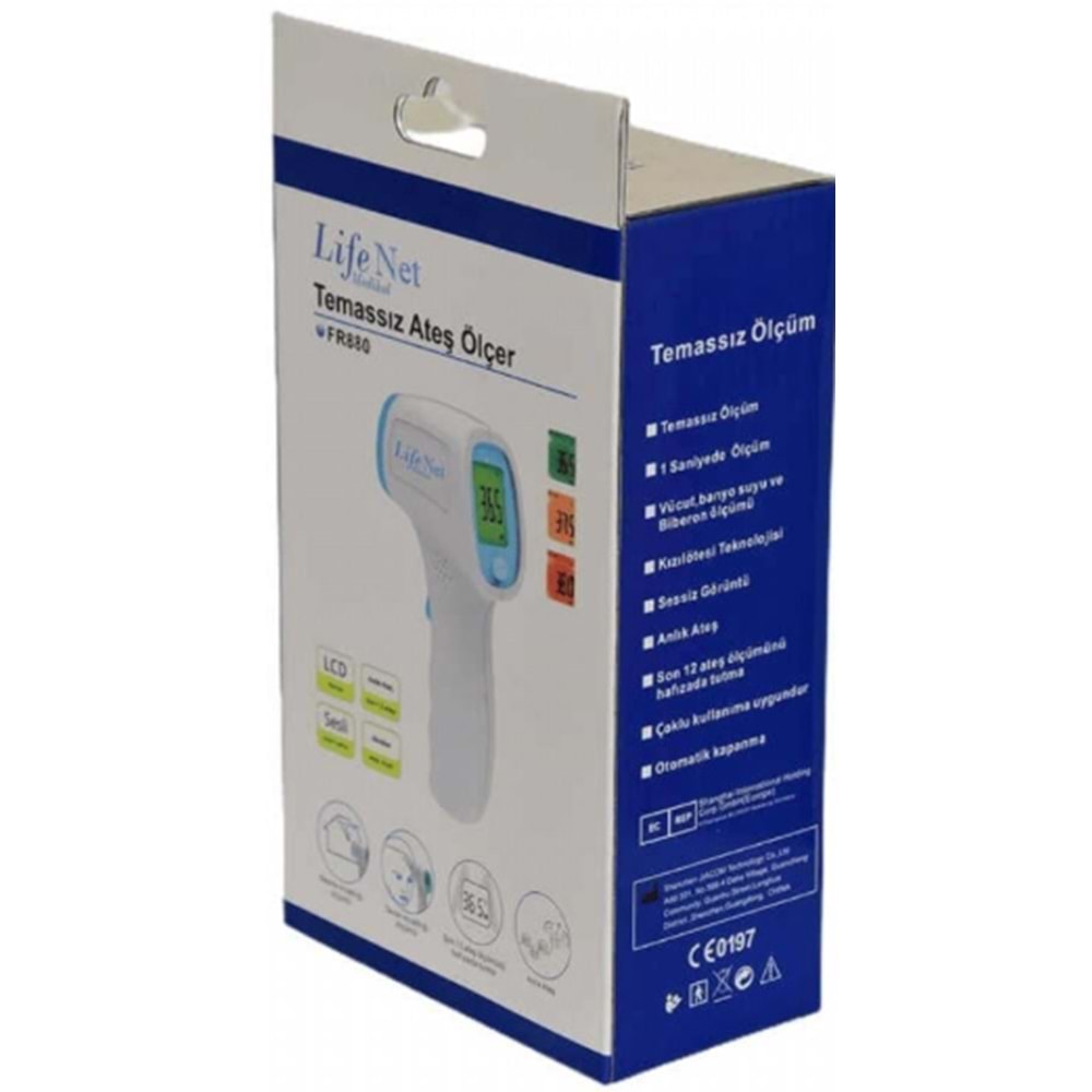 LİFE NET TEMASSIZ ATEŞ ÖLÇER FR 880