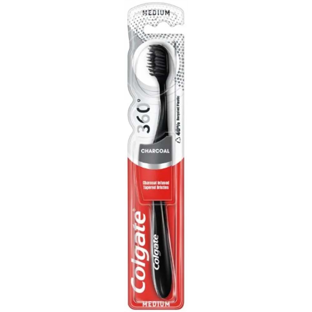 COLGATE DİŞ FIRÇASI 360 SİYAH CHARCOAL
