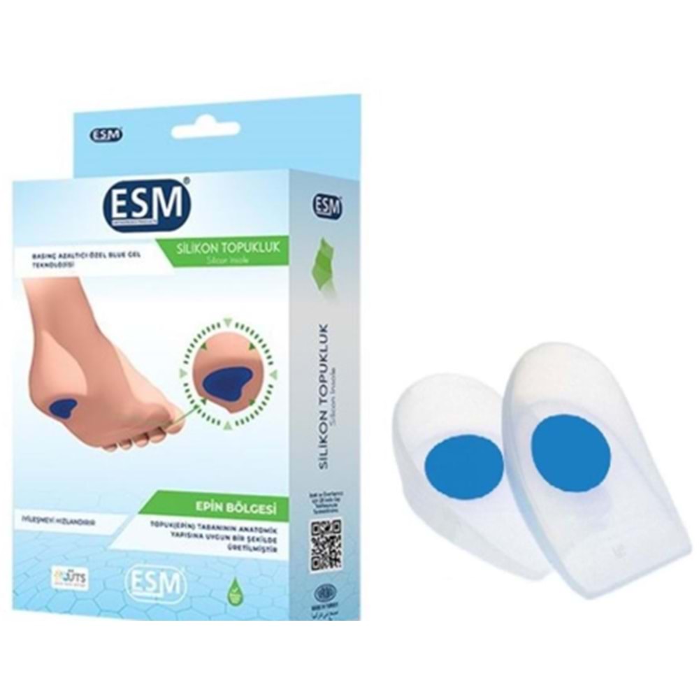 ESM SİLİKON TOPUKLUK SMALL 1 ÇİFT