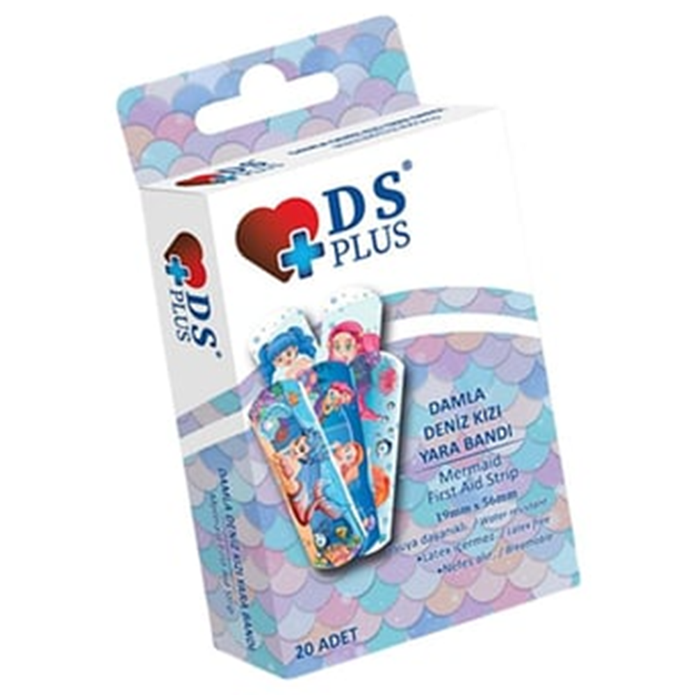 DS PLUS DENİZ KIZI YARA BANDI 20 ADET