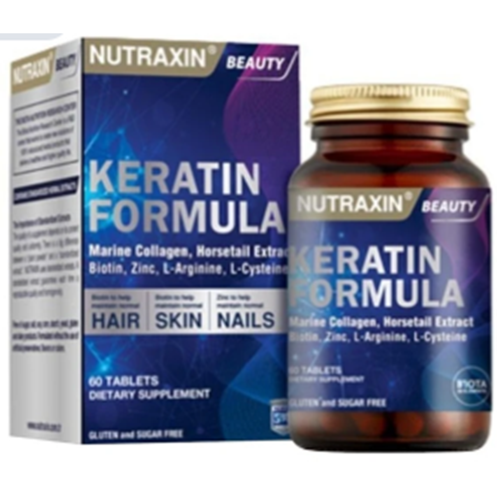 NUTRAXIN KERATIN FORMULA 60 TB.