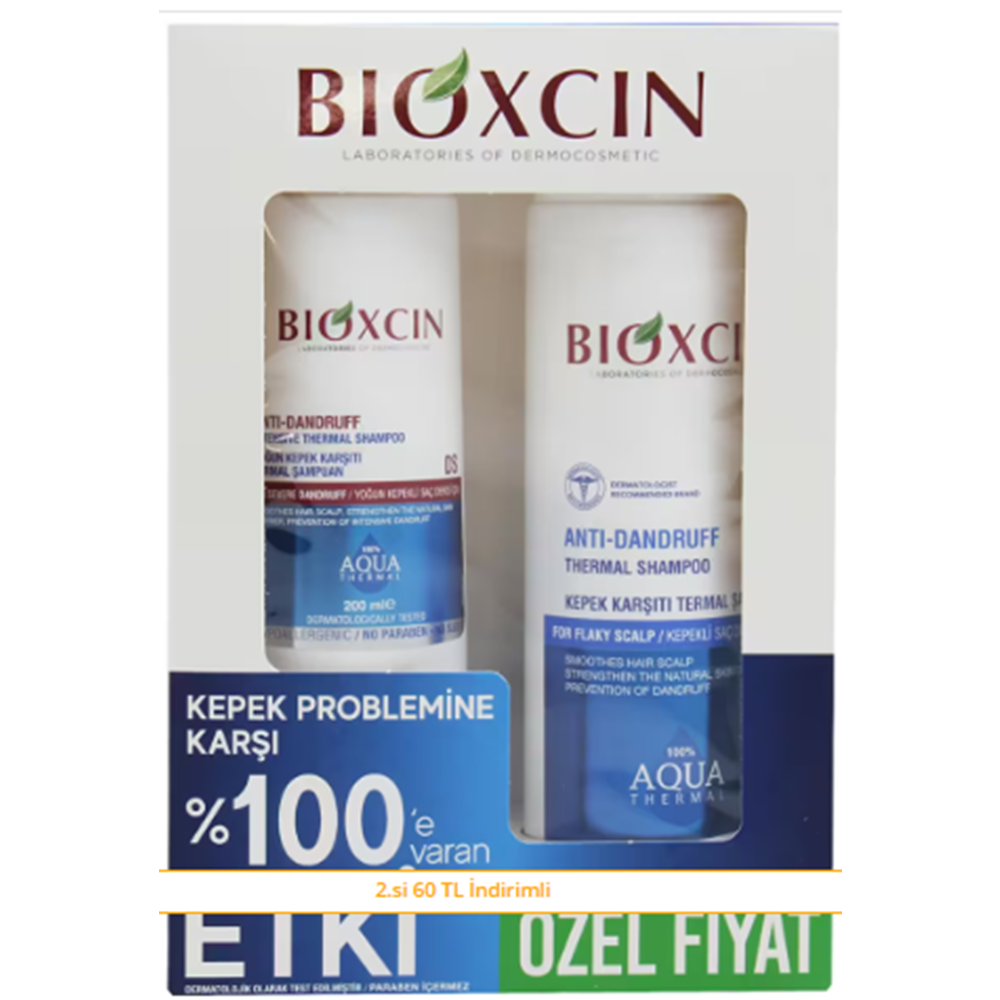 BIOXCIN AQUA THERMAL KEPEK ŞAMP.İKİLİ